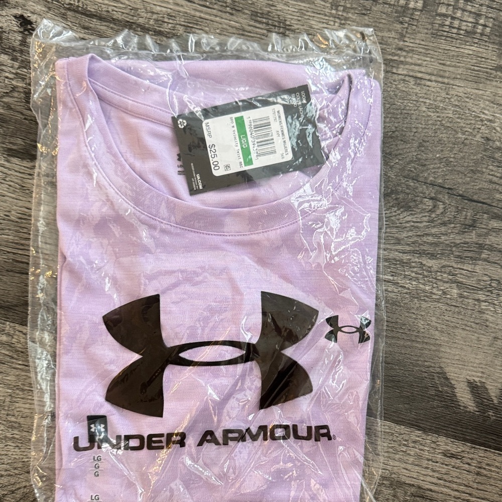 Under Armour Lavender Tee Large
